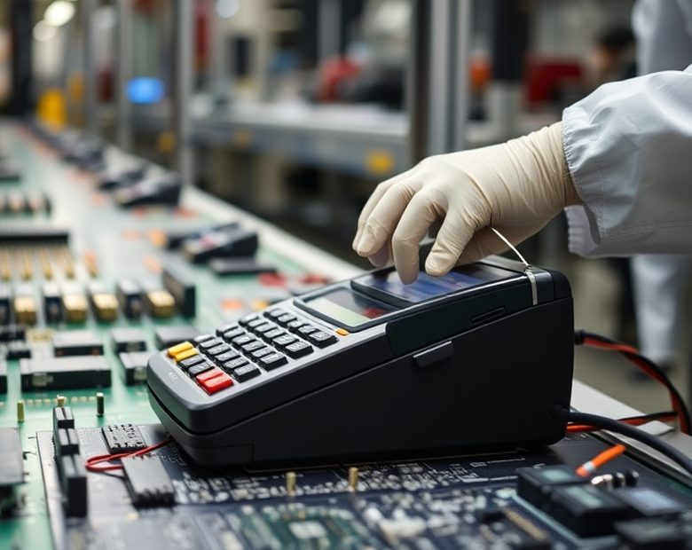 Línea de producción de terminales de autoservicio